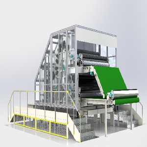Máquina de cardado— - Doble cilindro y doble doffer