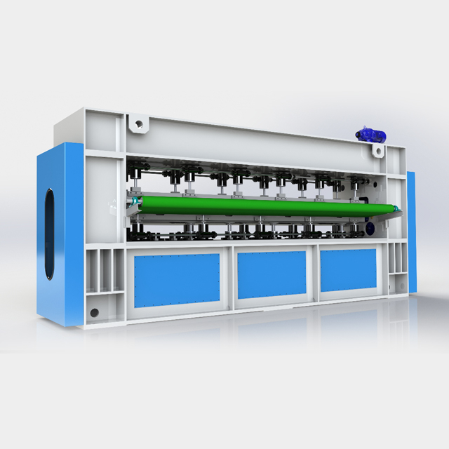 Línea de terciopelo no tejido de aguja de velocidad media para fabricación de alfombras