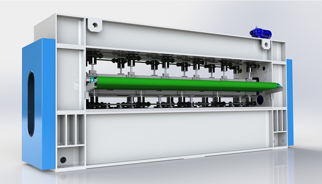Máquina de terciopelo para procesamiento textil