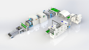 Línea de producción de fieltro de fibra de fibra de desecho