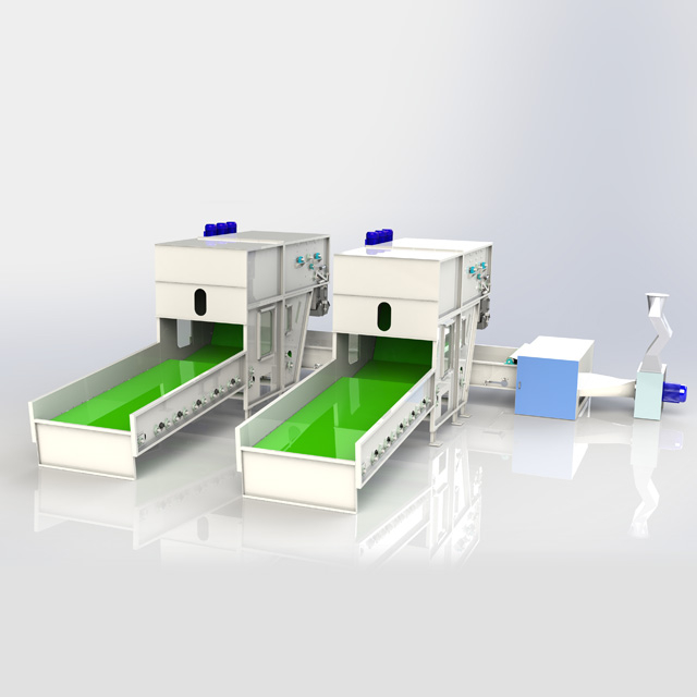 Línea de producción no tejida de China Sistema de pesaje electrónico de bala de bala 